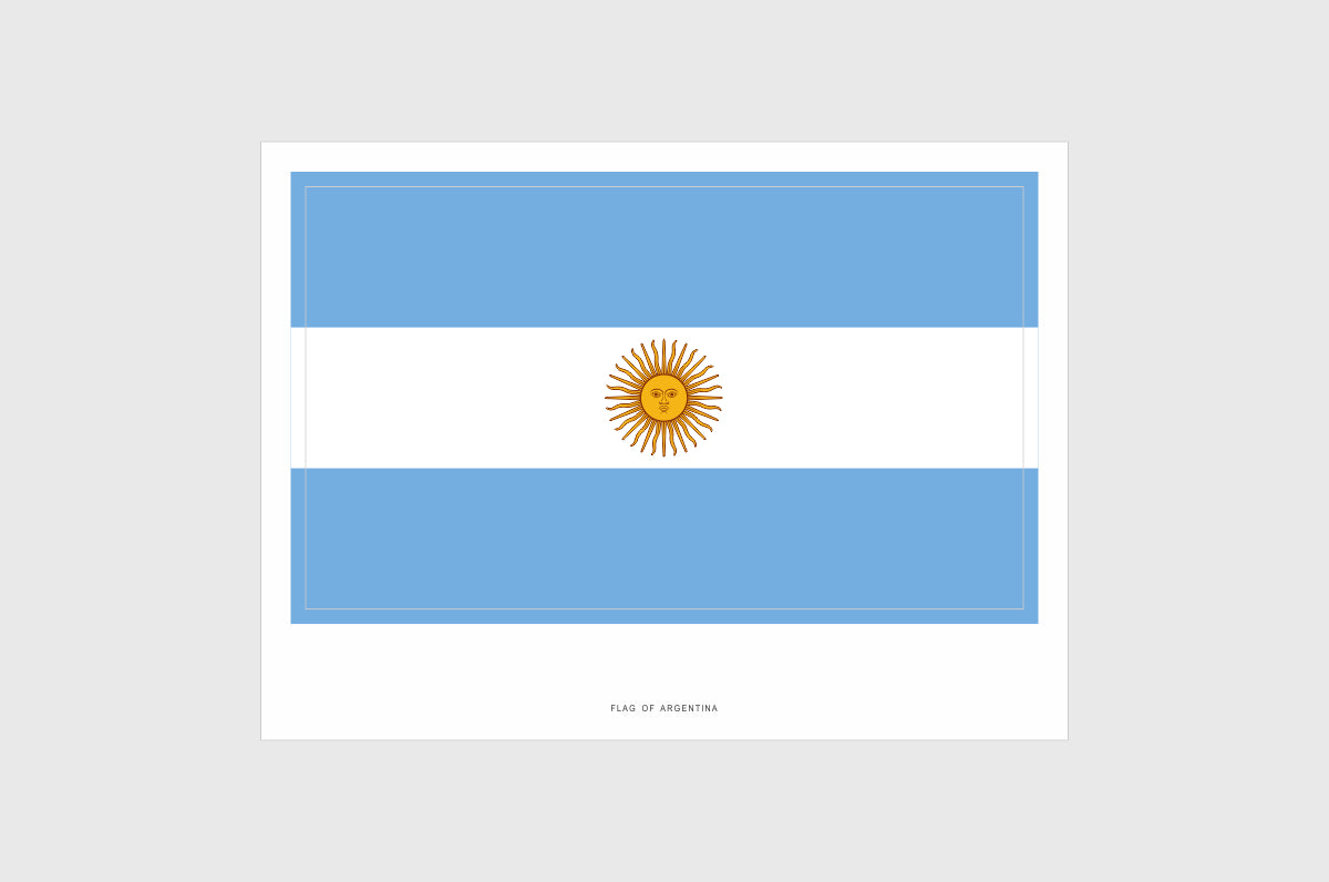 Argentina Flag Stickers