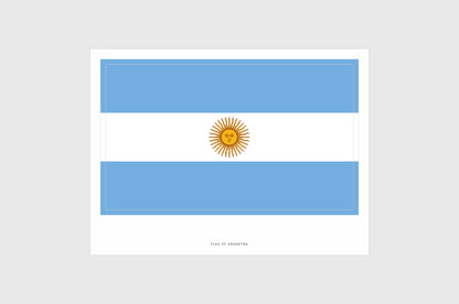 Argentina Flag Stickers