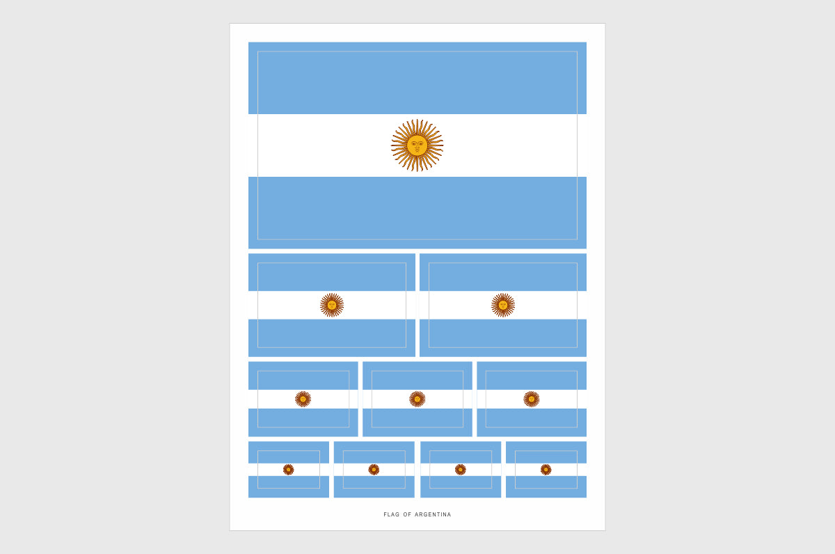 Argentina Flag Stickers