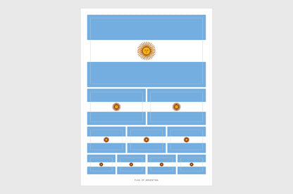 Argentina Flag Stickers