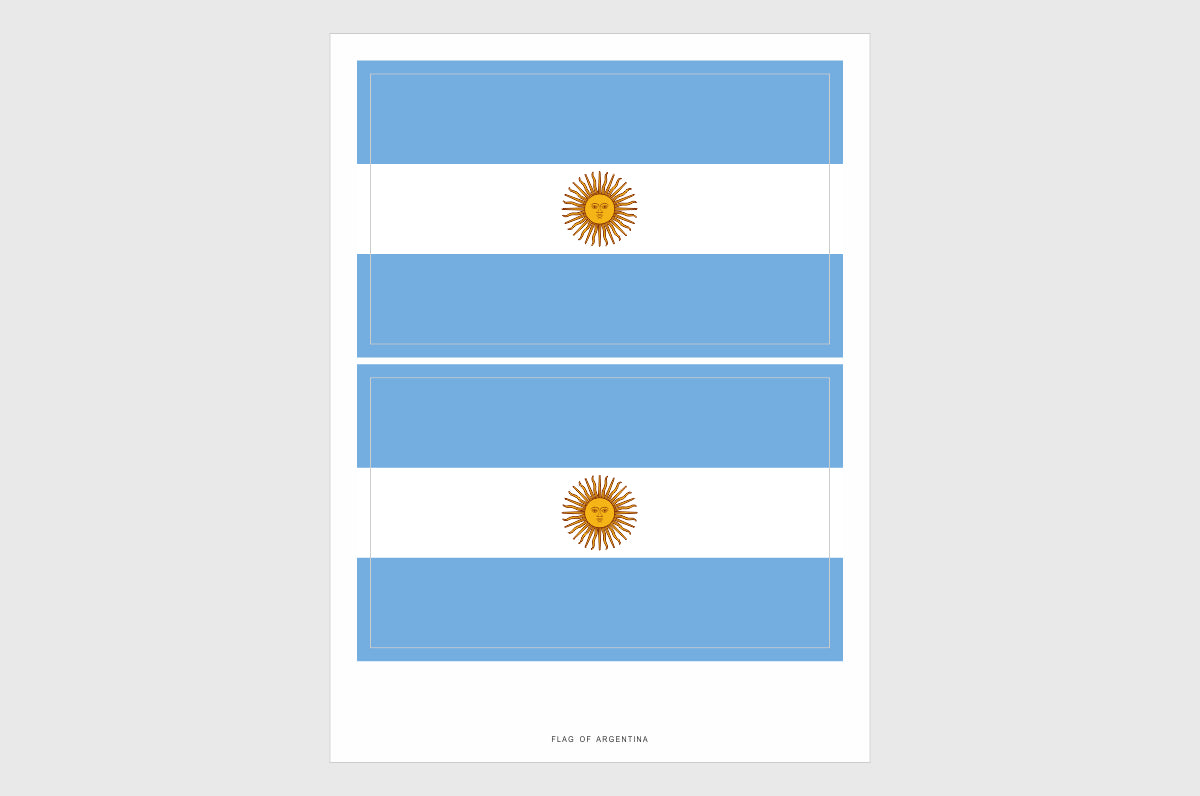 Argentina Flag Stickers