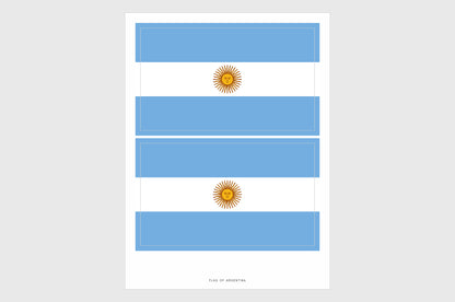 Argentina Flag Stickers