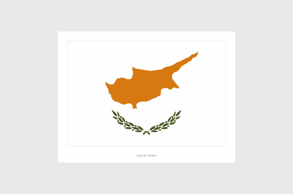 Cyprus Flag Stickers