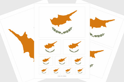 Cyprus Flag Stickers