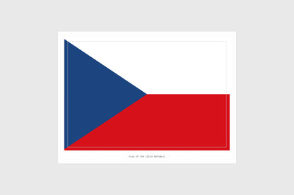 Czech Republic Flag Stickers