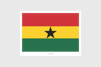 ghana flag sticker 