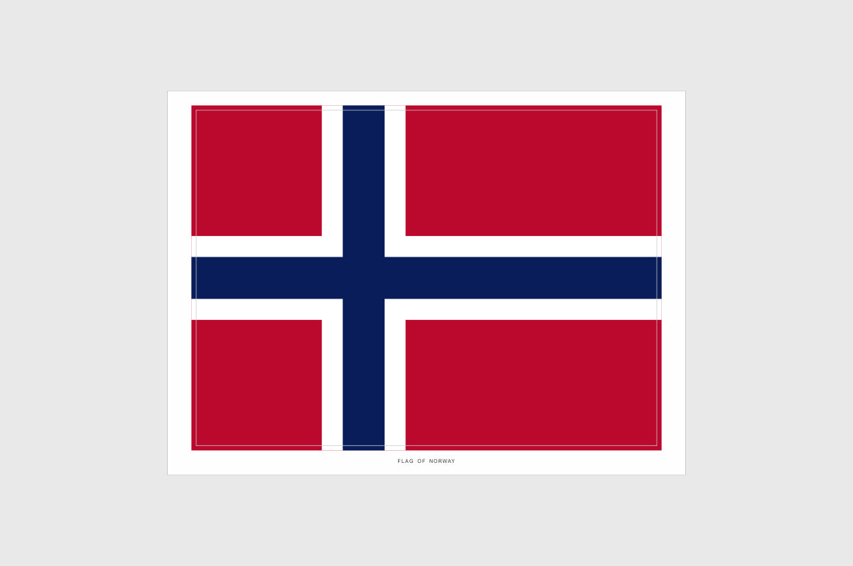 Norway Flag Stickers