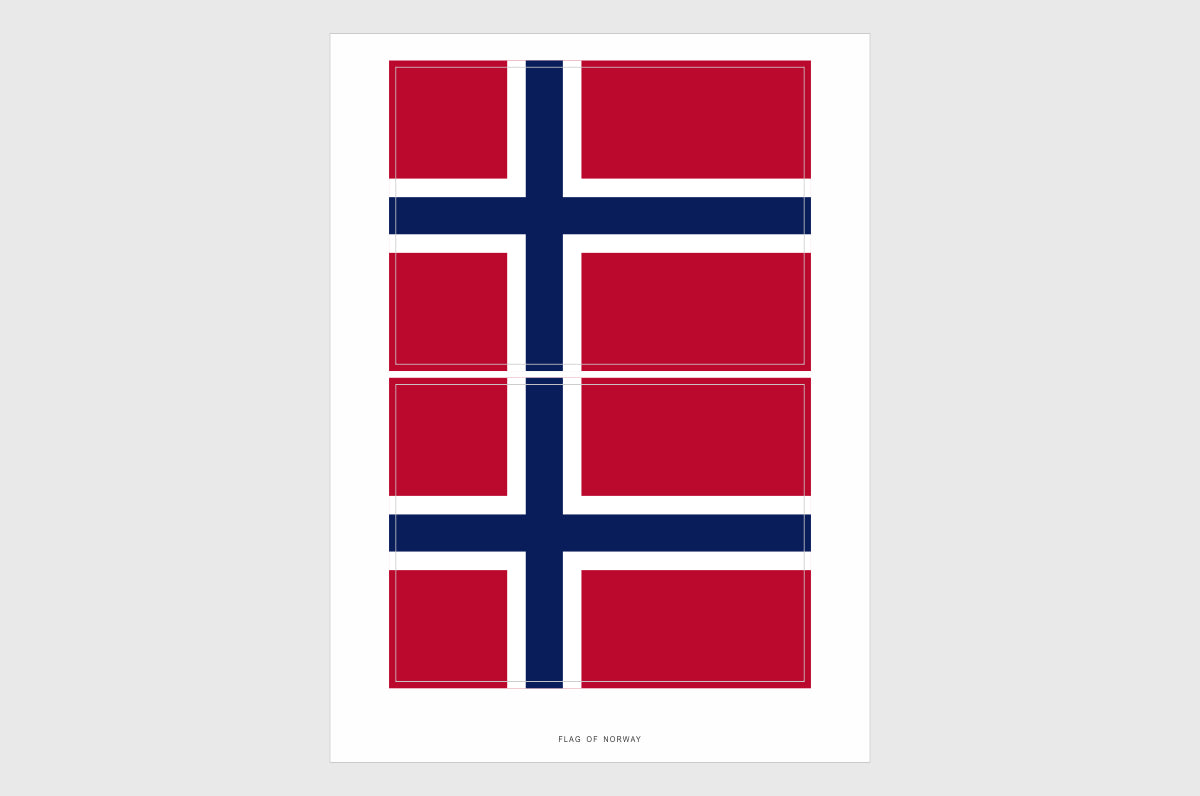 Norway Flag Stickers