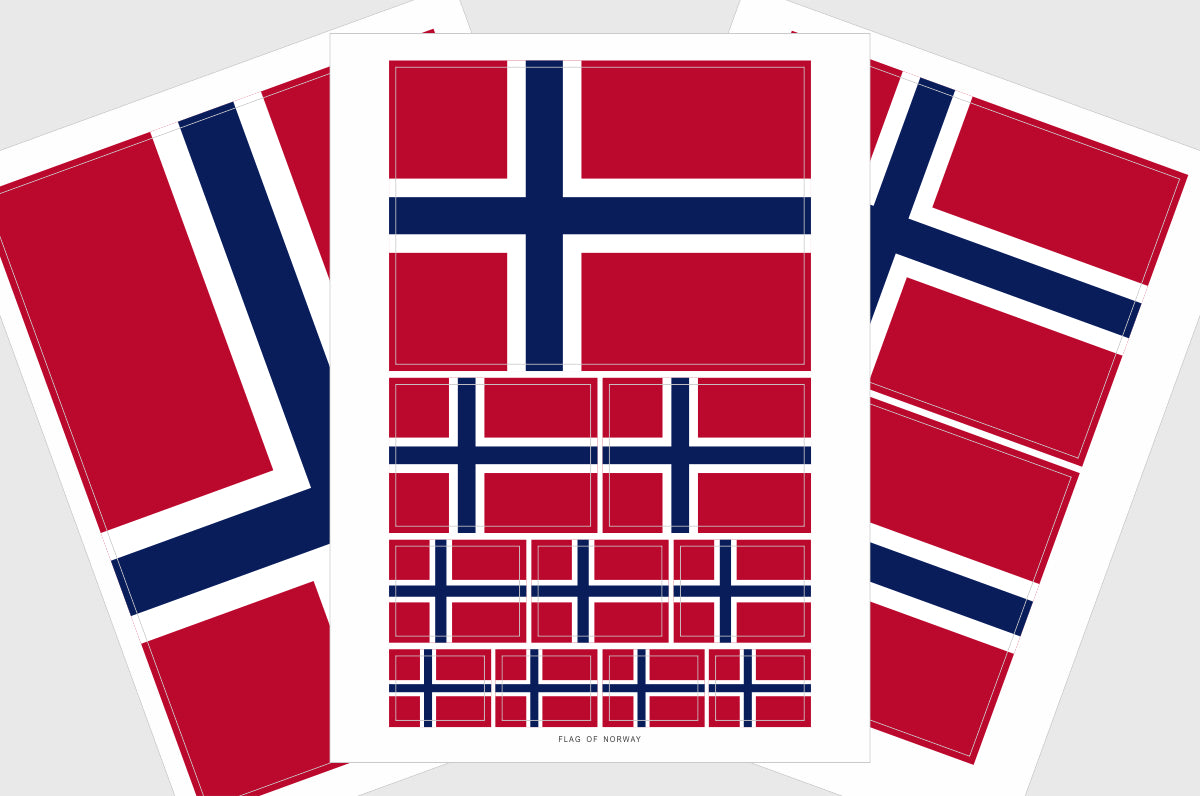 Norway Flag Stickers