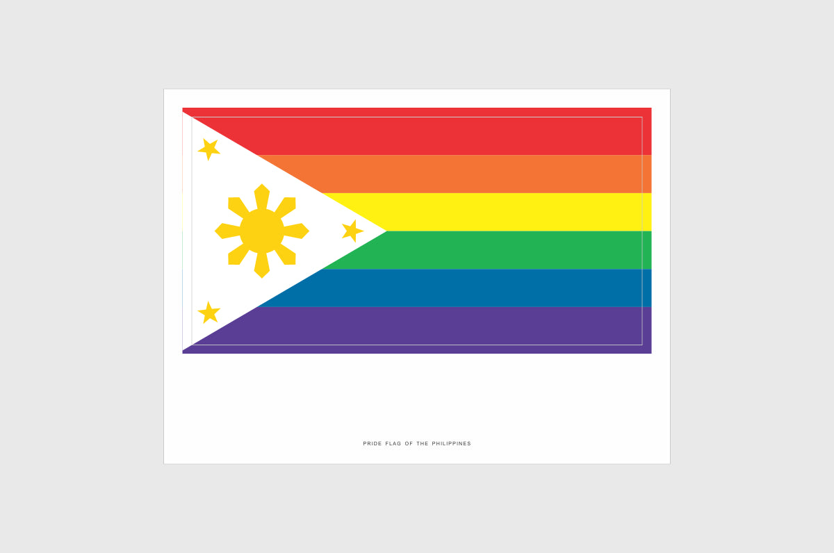 Philippines LGBTQ Flag Stickers