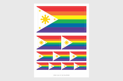 Philippines LGBTQ Flag Stickers