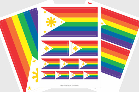 Philippines LGBTQ Flag Stickers