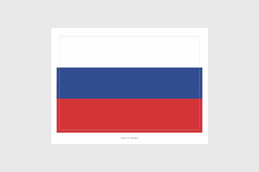 Russia Flag Stickers