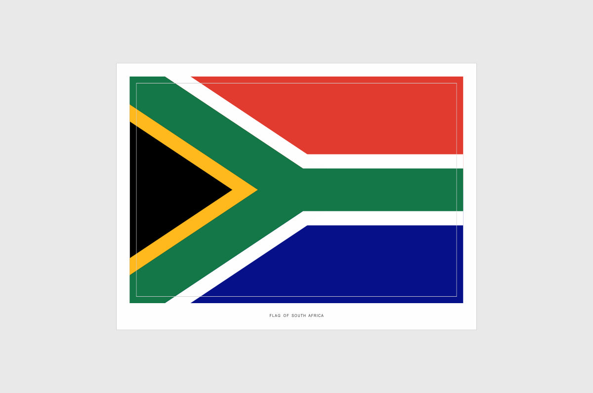 South Africa Flag Stickers