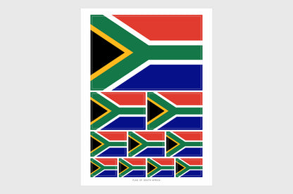 South Africa Flag Stickers