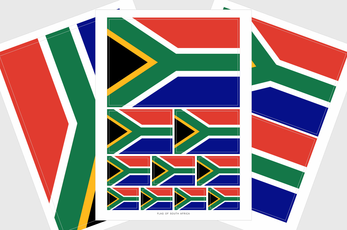 South Africa Flag Stickers