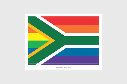 South Africa LGBTQ Pride Flag Stickers