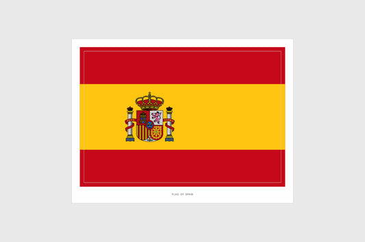 flag of spain sticker