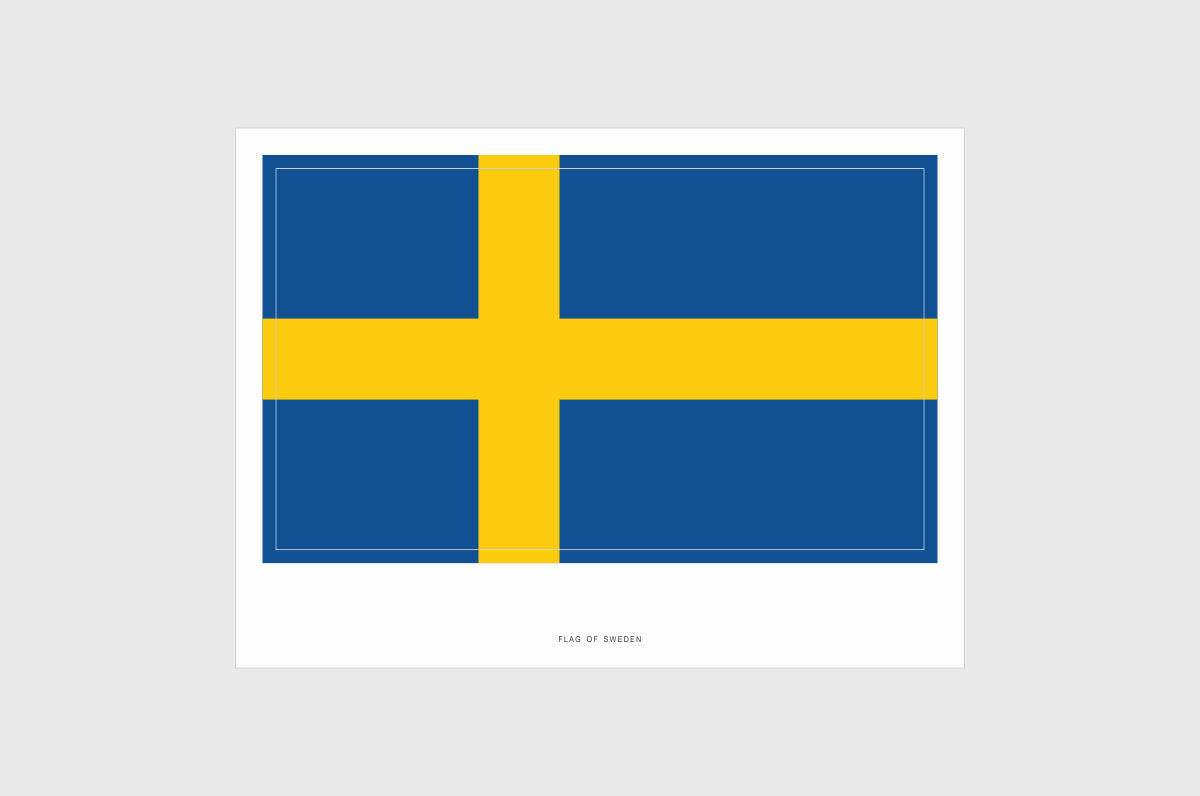 Sweden Flag Stickers