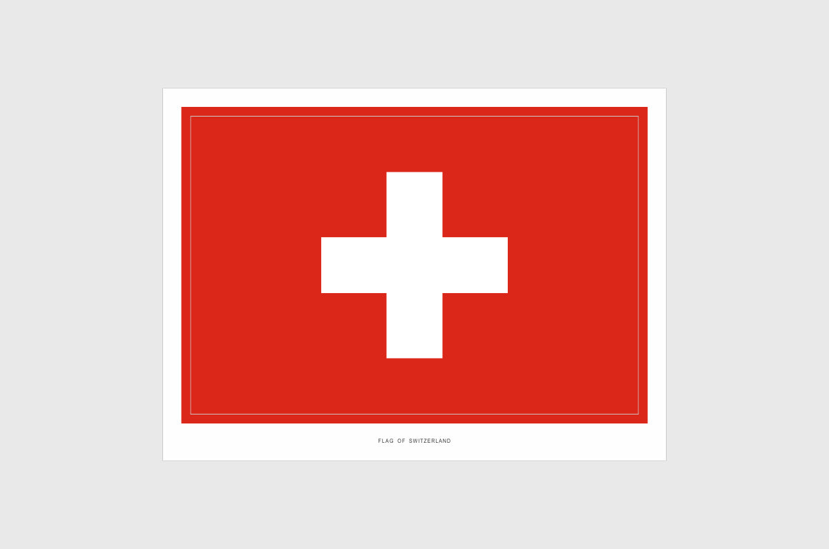 Switzerland Flag Stickers