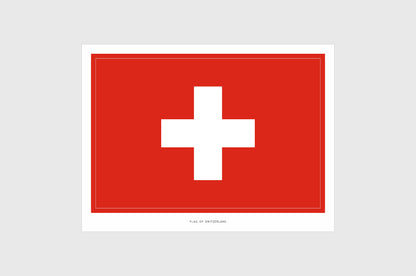 Switzerland Flag Stickers