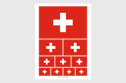 Switzerland Flag Stickers