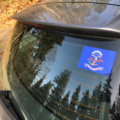 North Dakota Flag Stickers