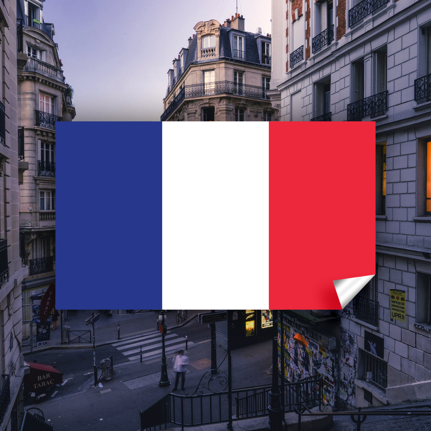 France Flag Stickers