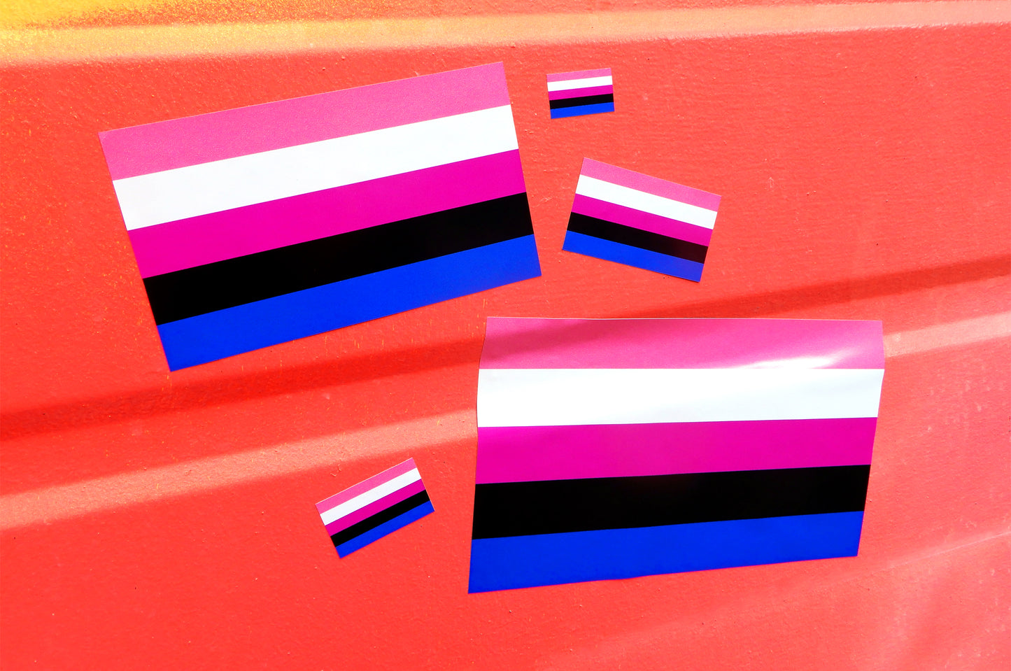 Genderfluid Flag Stickers