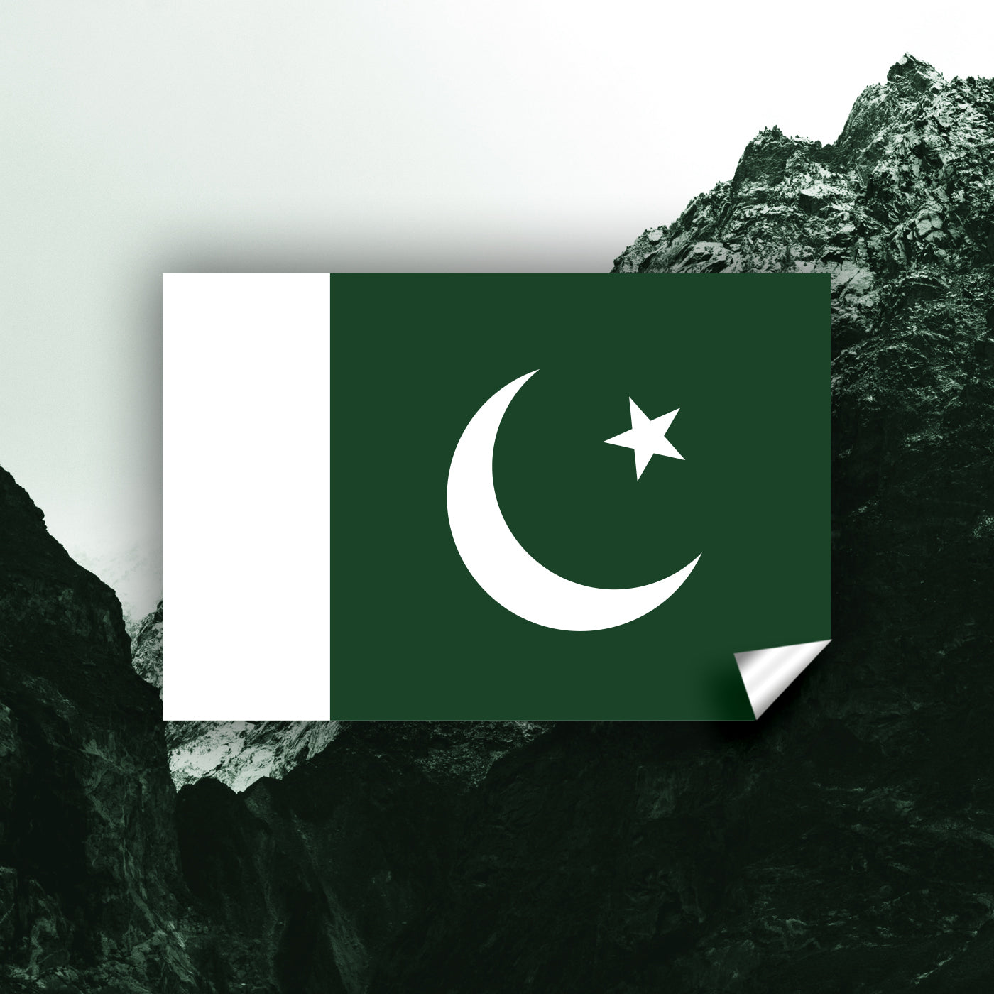 Pakistan Flag Stickers