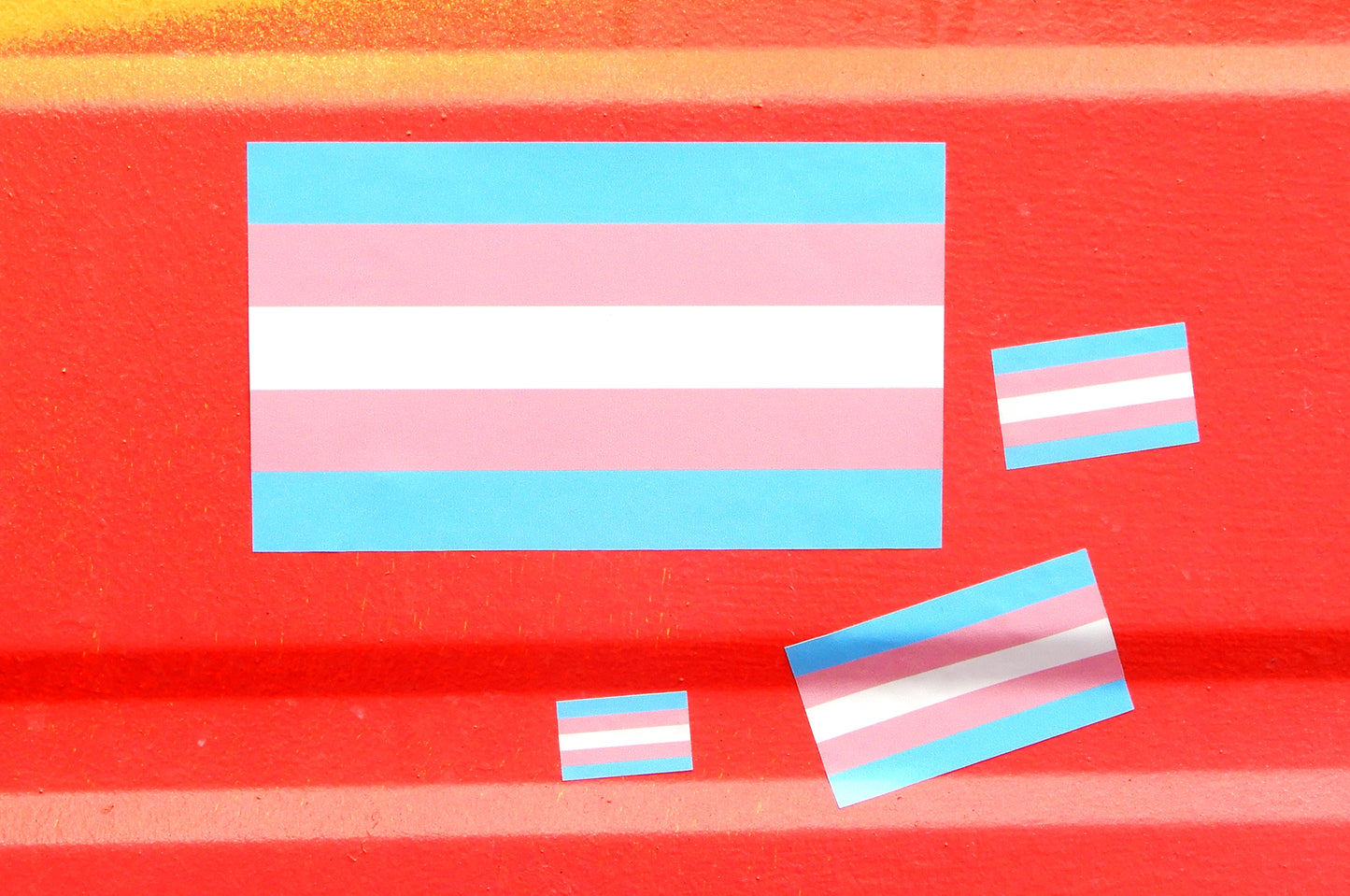 Transgender Pride Flag Stickers