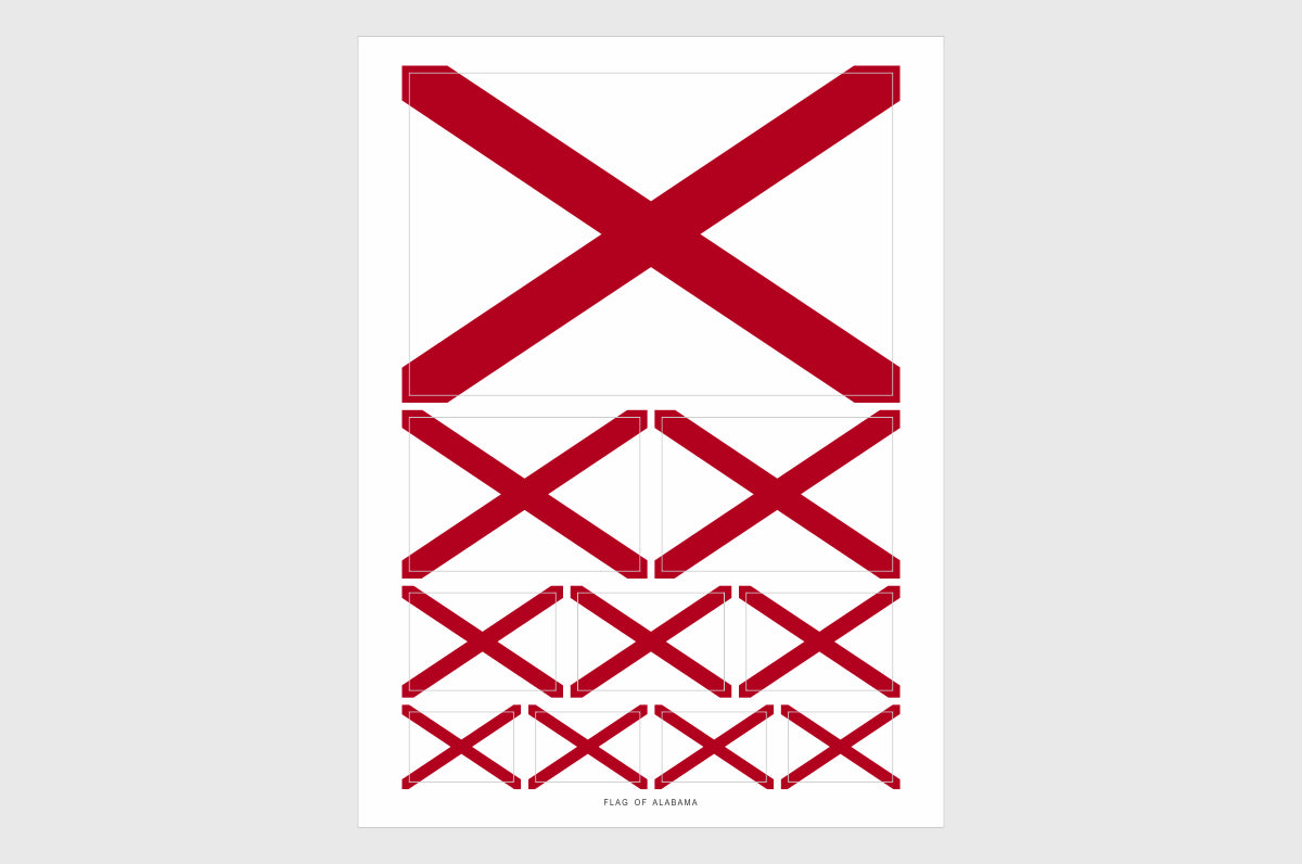 Alabama Flag Stickers