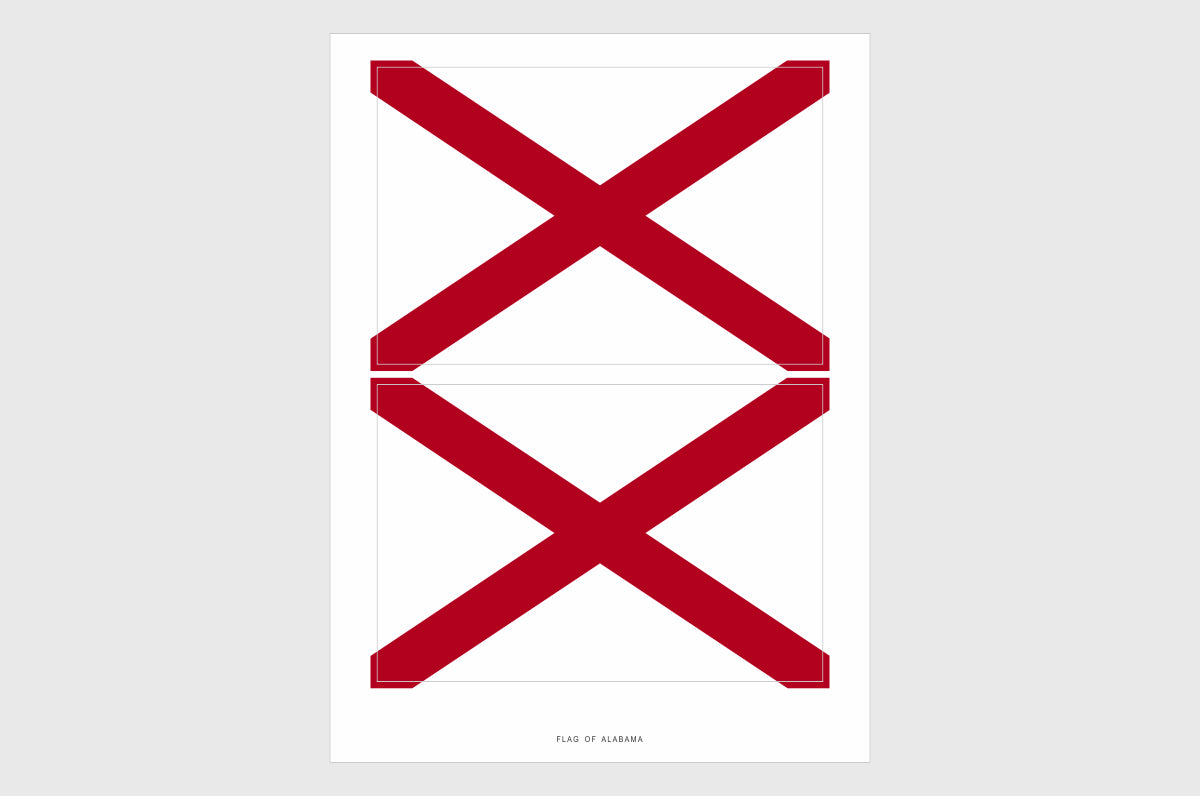 Alabama Flag Stickers