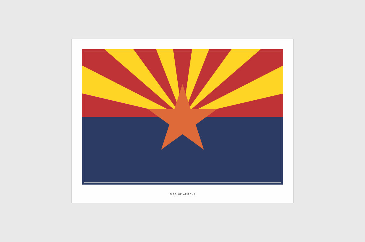 Arizona Flag Stickers