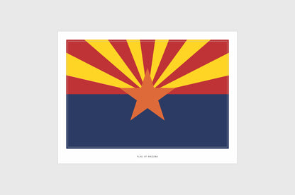 Arizona Flag Stickers