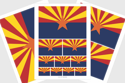 Arizona Flag Stickers