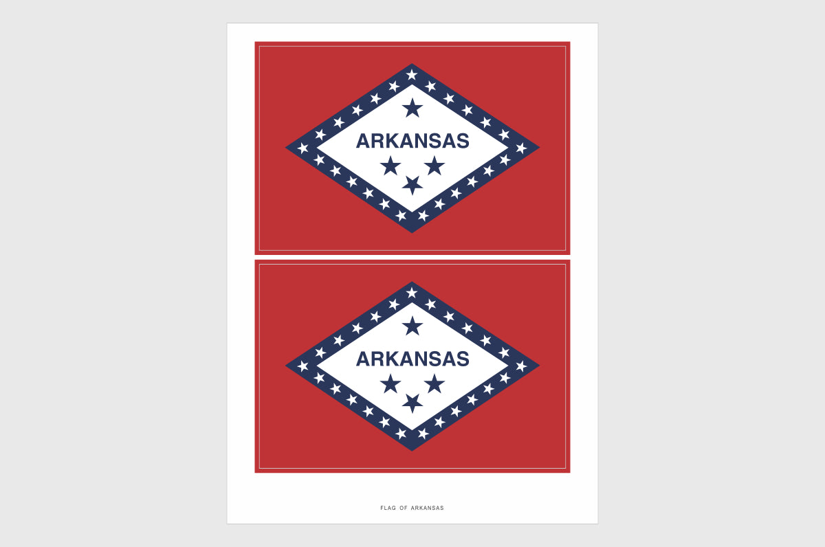 Arkansas Flag Stickers