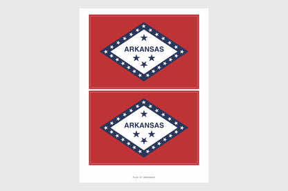 Arkansas Flag Stickers