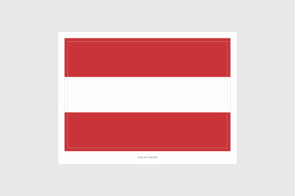 Austria Flag Stickers