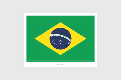 Brazil Flag Stickers