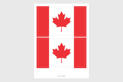 Canada Flag Sticker, Canadian Flag Stickers