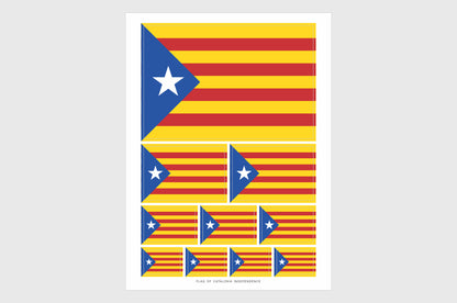 Catalonia Flag Stickers