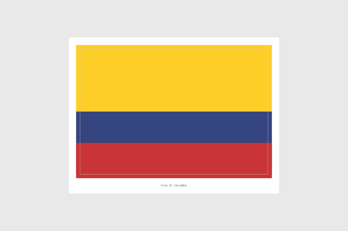 Columbia Flag Stickers