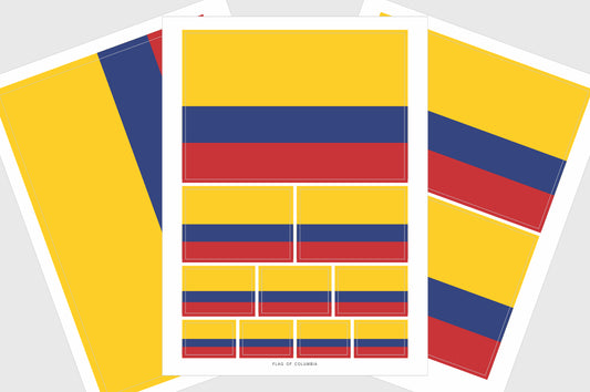 Columbia Flag Stickers