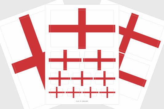 England Flag Stickers