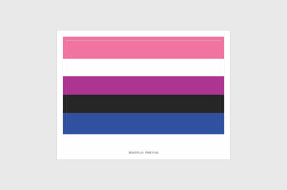 Genderfluid Flag Stickers