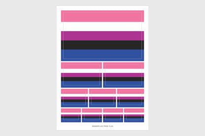 Genderfluid Flag Stickers