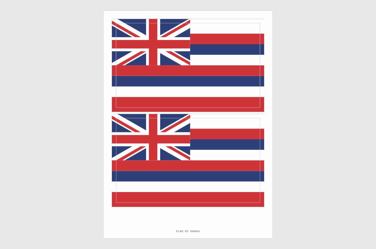 Hawaii Flag Stickers