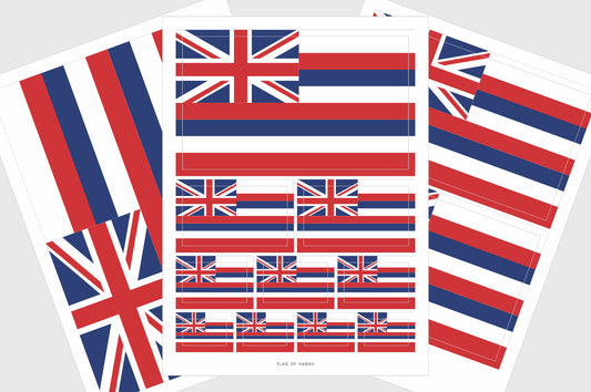 Hawaii Flag Stickers