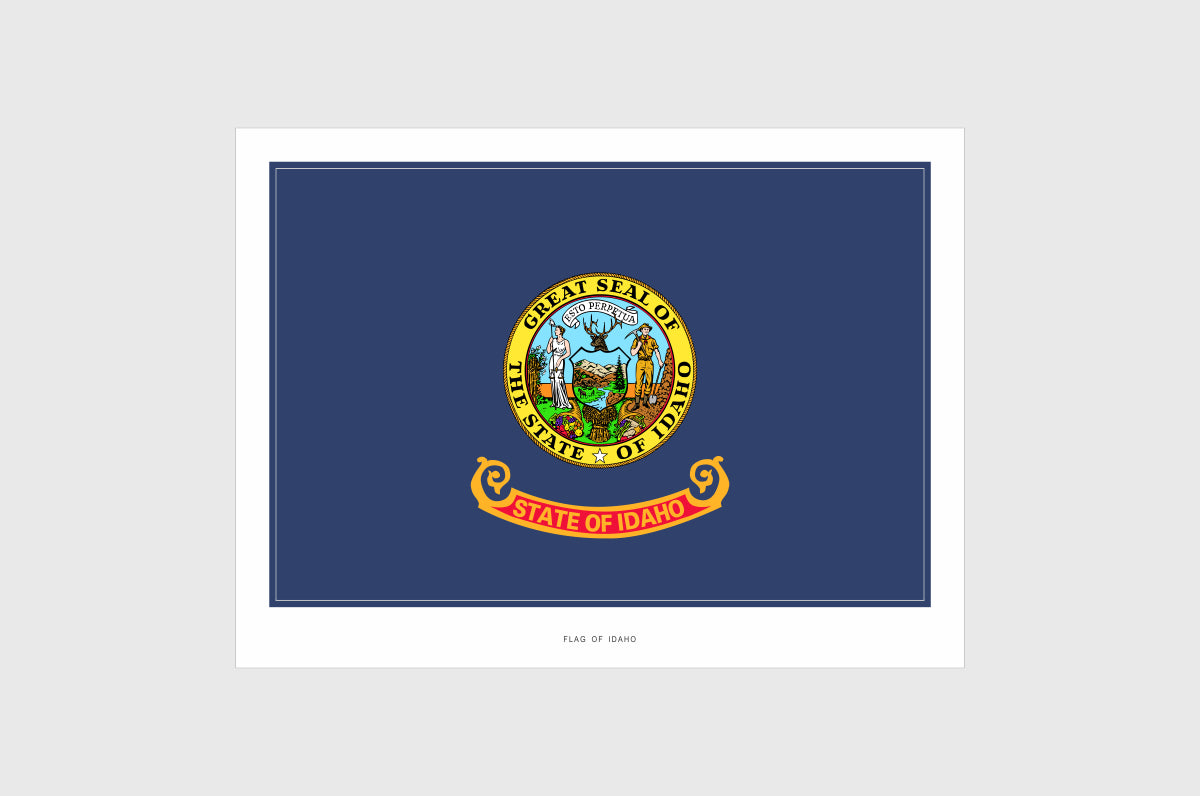 Idaho Flag Stickers